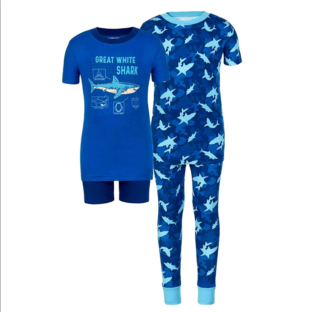 NWT Great White Shark Pajama Set